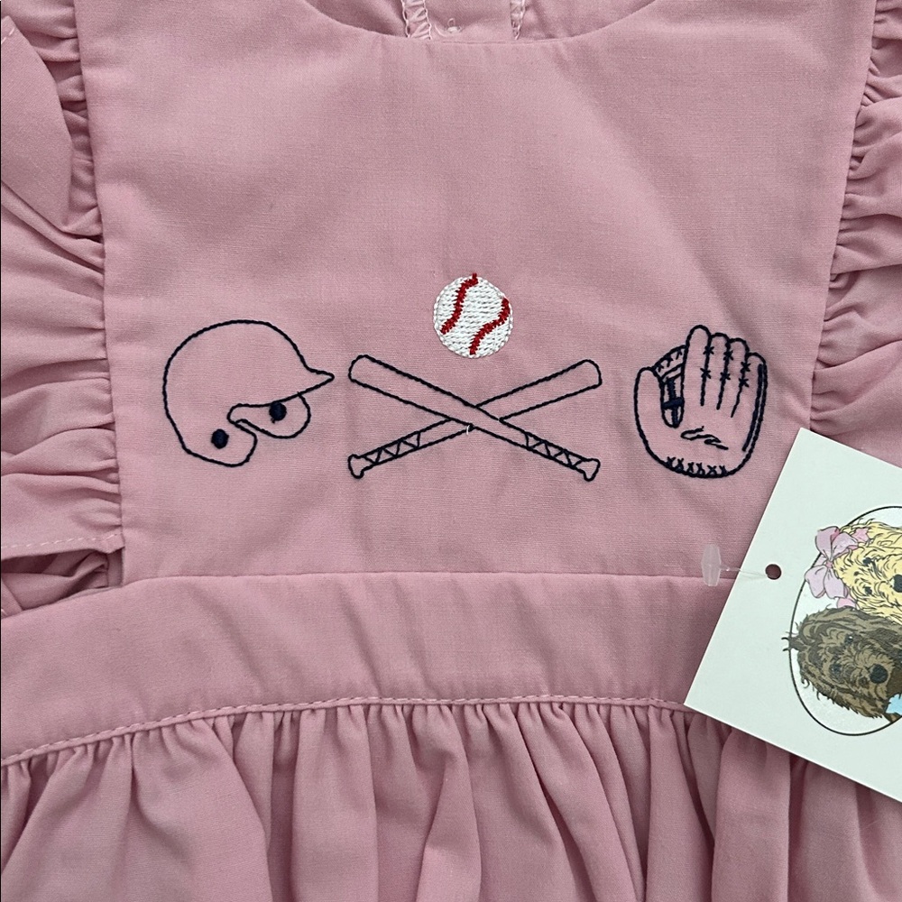 NWT Ruth & Ralph pink baseball bubble - Picture 2 of 3